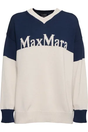 Max Mara Maglia Luigi In Cotone Con Scollo A V