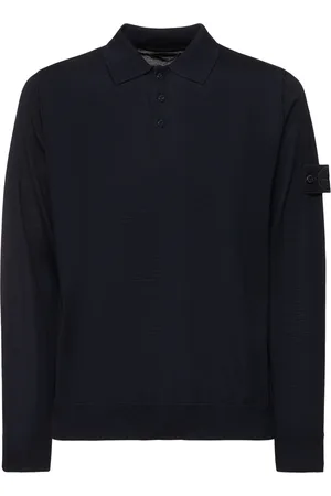Stone Island Polo A Maniche Lunghe Ghost