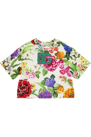 Dolce & Gabbana T-shirt In Jersey Di Cotone Con Stampa