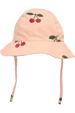 Konges Sløjd Cappello In Cotone Stampa Cherry