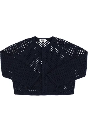 Il gufo Cardigan In Maglia Di Cotone