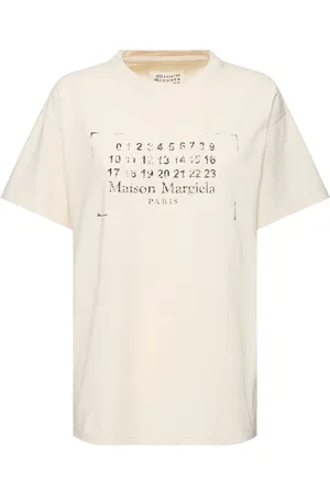 Maison Margiela T-shirt In Jersey Di Cotone Con Logo
