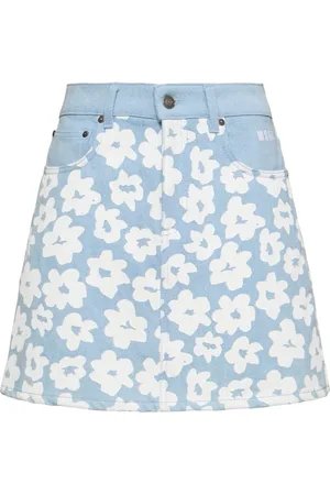 Msgm Minigonna Stampata