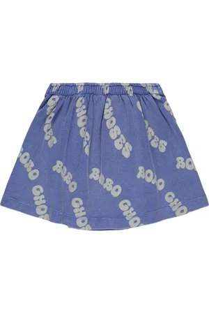 Bobo Choses Gonna In Jersey Di Cotone Con Stampa Logo