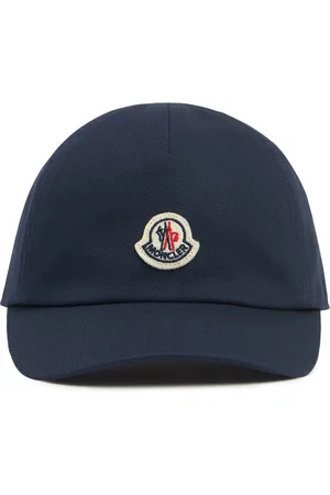 Moncler Cappello Baseball In Gabardina Di Cotone