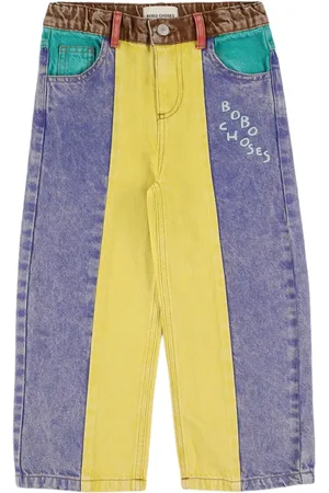 Bobo Choses Pantaloni In Denim Di Cotone