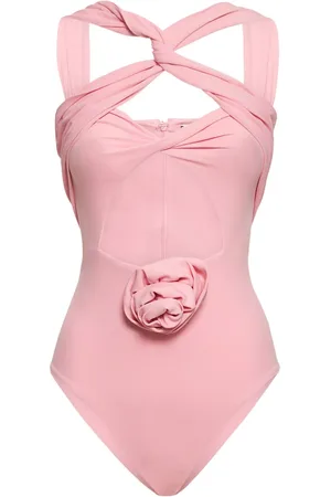 MAGDA BUTRYM Body In Jersey Con Cutout E Fiore