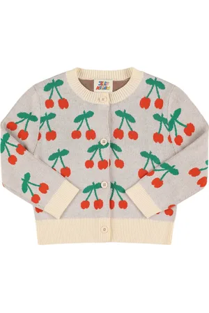 Jelly Mallow Cardigan In Maglia Di Cotone Cherry