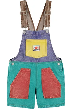 Bobo Choses Salopette In Denim Di Cotone