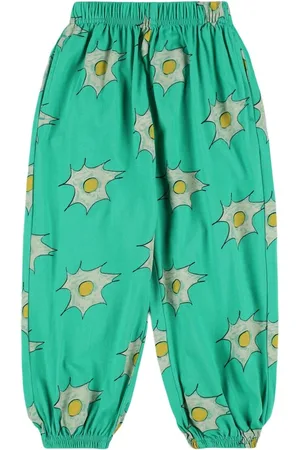 Jelly Mallow Pantaloni In Felpa Di Cotone Stampato