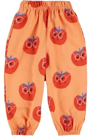 Jelly Mallow Pantaloni In Felpa Di Cotone Con Stampa Tomato