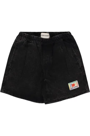 Bobo Choses Shorts In Denim Di Cotone