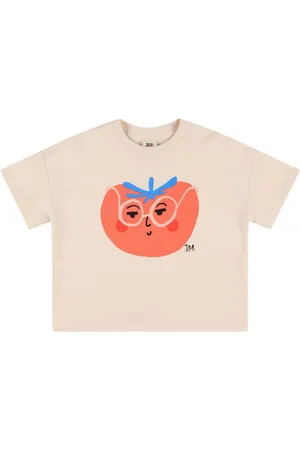 Jelly Mallow T-shirt In Jersey Di Cotone Con Stampa Tomato