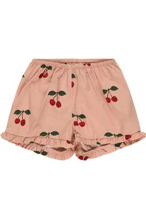 Konges Sløjd Shorts In Cotone Stampa Cherry