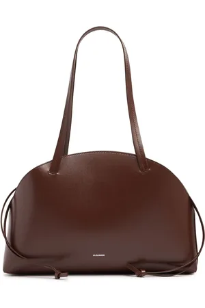 Jil Sander Borsa Media Curve In Pelle Palmellata