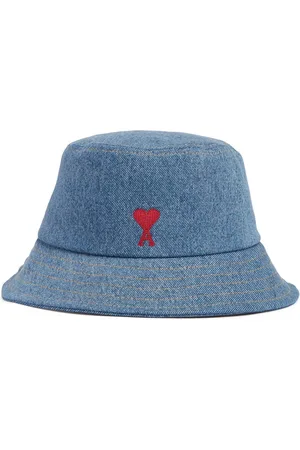 Ami Cappello In Denim Red Adc
