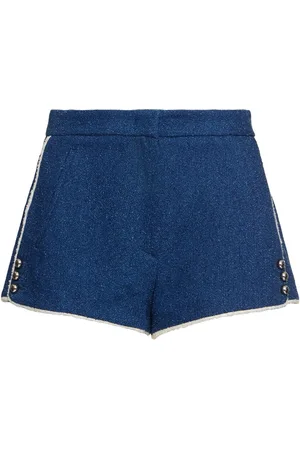 Msgm Shorts In Misto Cotone