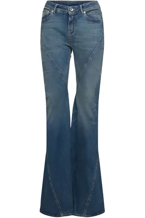 Rick Owens Jeans Bootcut Bias In Misto Cotone