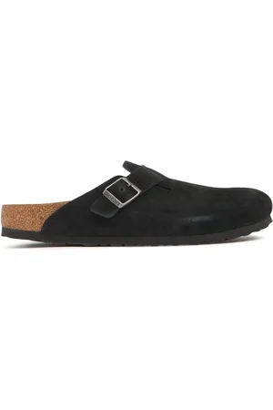 Birkenstock Sandali Boston In Camoscio
