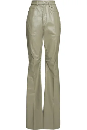Rick Owens Jeans Bolan In Denim Stretch Spalmato
