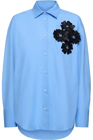 Msgm Camicia In Popeline Di Cotone