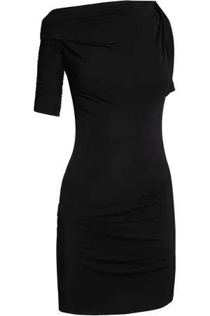 Jacquemus Vestito La Mini Robe Drapeado In Jersey