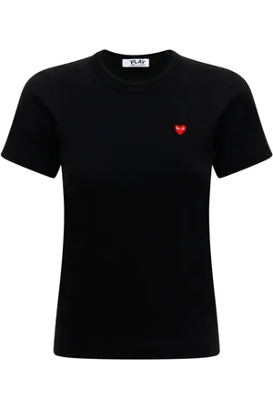 Comme des Garçons T-shirt In Cotone Con Ricamo