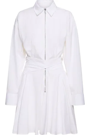 Msgm Vestito In Popeline Di Cotone