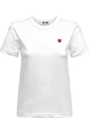 Comme des Garçons T-shirt In Cotone Con Ricamo