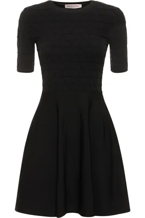 VALENTINO Vestito In Maglia Con Logo