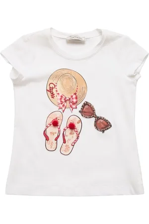 MONNALISA T-shirt In Jersey Stampata