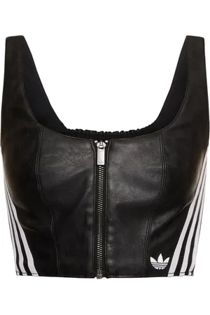 adidas Crop Top Con Zip
