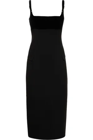Tory Burch Vestito Midi In Crepe