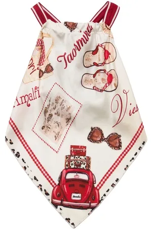 MONNALISA Top In Raso Stampato
