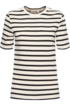 Jil Sander T-shirt In Jersey Di Cotone Con Logo