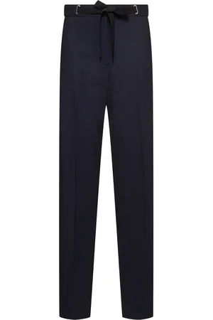 Msgm Pantaloni Dritti In Misto Lana