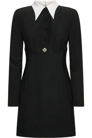 VERSACE Vestito Mini In Seta Crêpe De Chine