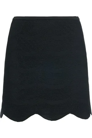 Tom Ford Minigonna In Mesh Di Seta E Cotone