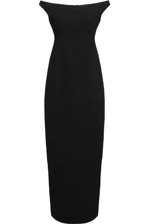 Totême Vestito Con Spalle Scoperte In Crepe