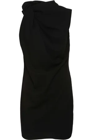 Alexander McQueen Vestito In Crepe Di Lana