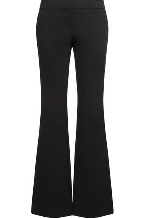 Moschino Pantaloni Svasati In Crepe Stretchtretch