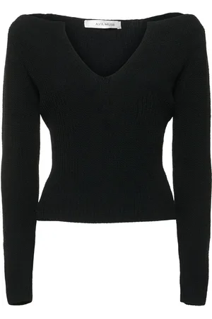 AYA MUSE Vestito Caeli In Maglia Di Cotone Con Scollo A V