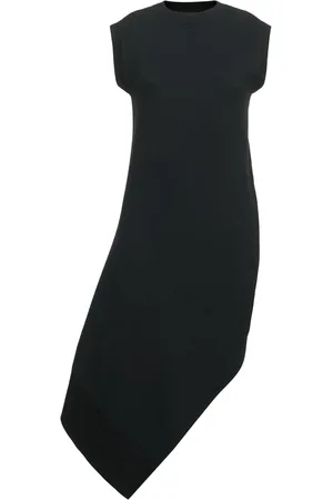 SACAI Vestito Lungo Asimmetrico In Jersey
