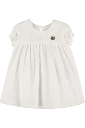 Moncler Vestito In Cotone Waffle Leggero