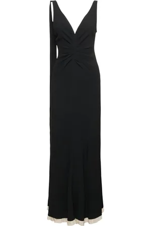 Victoria Beckham Vestito In Misto Viscosa Fluida