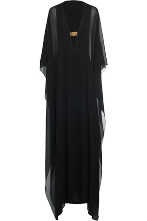 Tom Ford Vestito In Georgette Di Seta Con Scollo A V