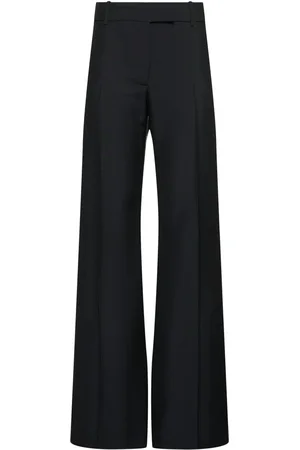 Alexander McQueen Pantaloni In Misto Lana