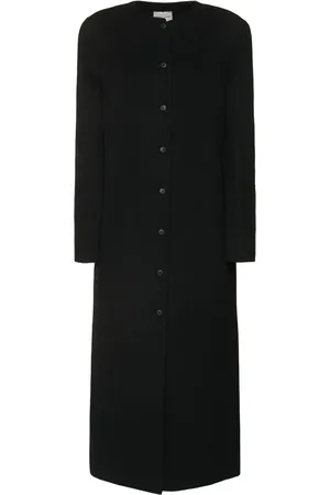 Loulou Studio Cappotto Lungo Martil Con Scollo Rotondo