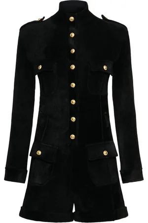 Tom Ford Tutina In Maglia Di Velluto Compatta