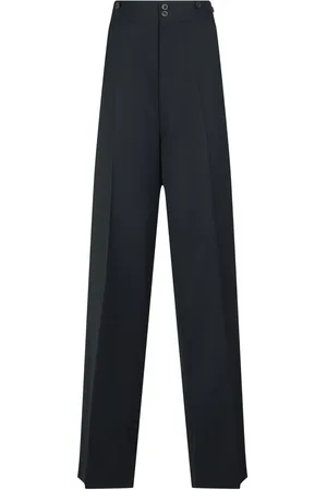 Maison Margiela Pantaloni Larghi In Lana